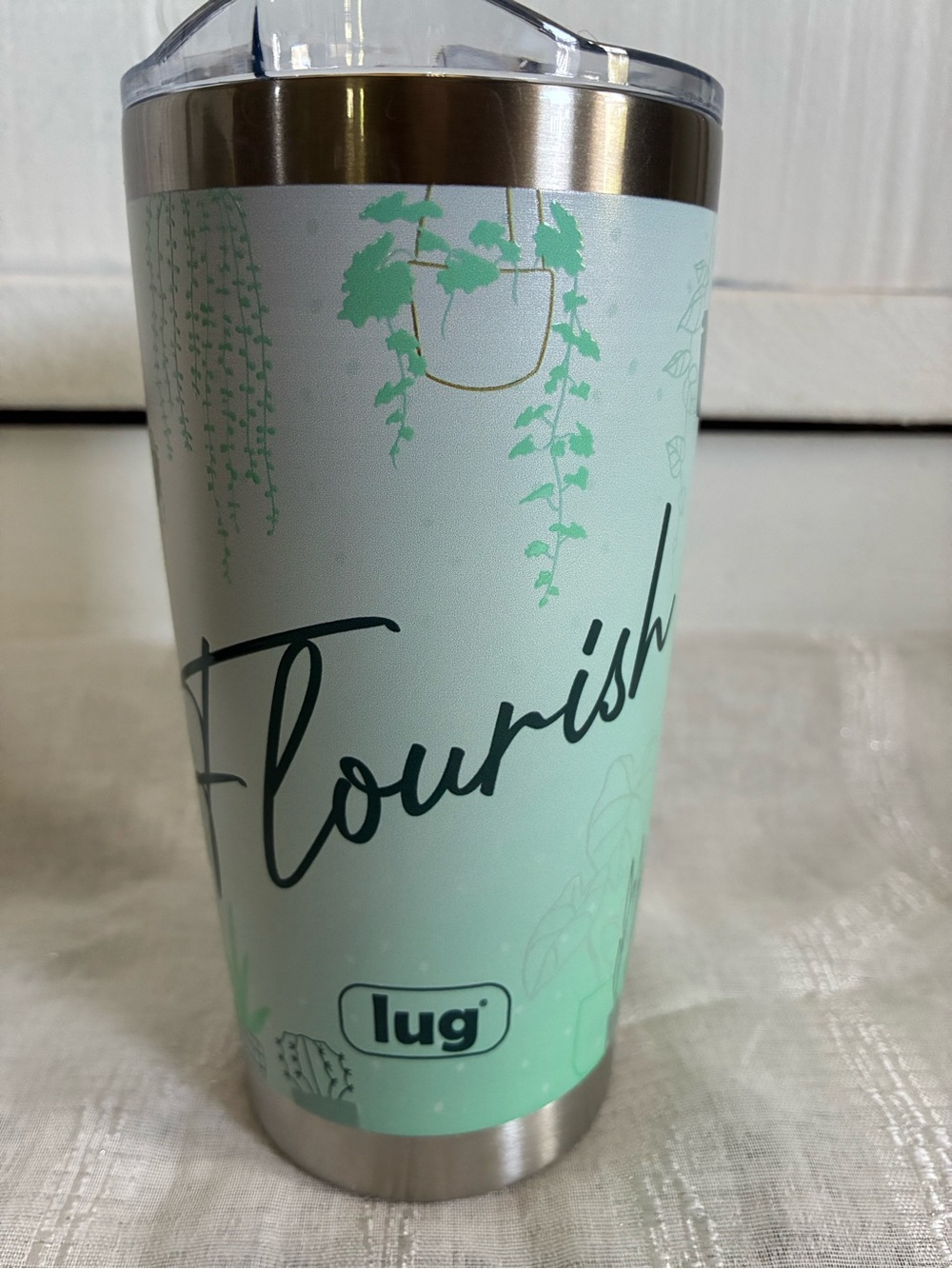 New Lug Guzzle Tumbler Flourish Plants by Amanda
